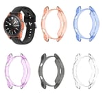 Tencloud Cases Compatible with Samsung Galaxy Watch 3 41mm Case Protective Case Cover Soft TPU Protector Bumper Shell for Galaxy Watch3 SM-R850 Smart Watch (5 Colours)