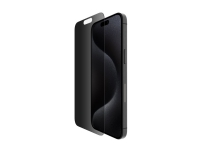 Belkin ScreenForce Pro - Skärmskydd för mobiltelefon - glas - med sekretessfilter - för Apple iPhone 15 Pro Max