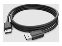 Dell Cb325d - Displayport-Kabel - Displayport (Hane) Till Displayport (Hane) - Displayport 1.4 - 1.8 M - 8K60hz Stöd, 5K60hz Stöd, 4K120hz Stöd, Hdr-Stöd - Svart