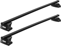 Thule SquareBar Evo - Komplett takräcke för integrerade takrelingar - Toyota - Yaris cross, Yaris cross awd