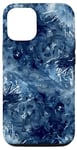 iPhone 15 Tie dye Pattern Blue Case