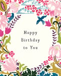 The Art File Dubbelt kort med kuvert - Happy Birthday to you (Fraktfritt)