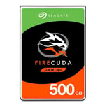 Seagate 500 GB FireCuda Gaming SSHD Disque dur interne hybride 2.5"" pour PC et PS4 (ST500LXZ25/LX025)