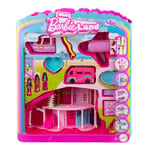 Barbie MiniLand Dolls and Accessories, Bundle Pack Including Mini House, Mini Plane, Mini Boat , Mini Camper and More, JDB86