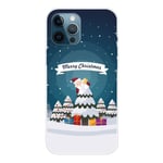 iPhone 14 Pro TPU Plast Jul Deksel - Juletre og Gaver