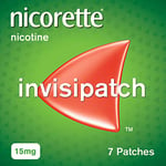 Nicorette InvisiPatch, Step 2, 15 mg, 7 Nicotine Patches (Stop Smoking Aid)