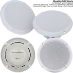 SMART HOME Bluetooth Amplifier & 2x Ceiling Mini Speaker Kit Compact HiFi Amp