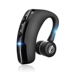 HZJ Single-Ear Wireless Bluetooth Headset, Bluetooth Headset V4.1[Business Style] Wireless Headset Bluetooth Earpiece Hands-Free Calling with Clear Voice Capture Technology