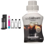sodastream Pack Machine à Eau Pétillante et Soda 2 en 1 Duo Concentré Sirop Cola Light 500 ML