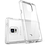 Galaxy Note 4 Case, i-Blason Halo Series Scratch Resistant Hybrid Clear Case/Cover with TPU Bumper For Samsung Galaxy Note 4 [SM-N910S / SM-N910C] (Clear)