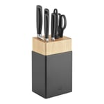 ZWILLING All * Star 7-pcs black rubberwood Knife block set