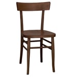 Chaise milano en Bois Noyer Sombre Vintage