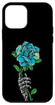 Coque pour iPhone 12 mini Kazakhstan Rose Squelette Drapeau Kazakh Racines Souvenir