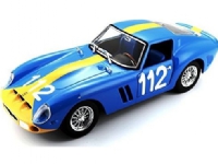 Bburago Modellbil18-26305 Ferrari 250 GTO 1:24 blå/gul