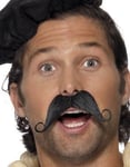 Svart Fransman Lösmustasch