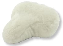 Äkta fårskinn sadelöverdrag x-bred - Beige