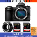 Nikon Z7 II + Nikon FTZ II + 2 SanDisk 32GB Extreme PRO UHS-II SDXC 300 MB/s + Guide PDF ""20 TECHNIQUES POUR RÉUSSIR VOS PHOTOS