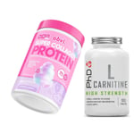 Collagen Protein Powder Frosted Cereal 351G + PHD L-Carnitine 90 Caps DATED 4/23