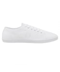 Fred Perry Kingston Twill B6259U 574 Mens Trainers - White Cotton - Size UK 3
