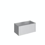 Biohort Planteringslåda Belvedere Mini 45x53x102 cm Planteringsbädd MINI storlek 100 metallic silver B139113