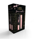 L'Oréal Paris Air Volume 30H Mega Black + Paradise Balm-in-gloss Gift Set