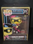 Funko Pop Batman The Animated Series Harley Quinn 371 Black Light Special Ed !!