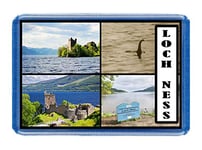 Loch Ness - Post Card Style Fridge Magnet - Large Size (7cm x 4.5cm) - Gift Idea - Tourism