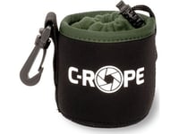 C-Rope Crp-Lnb-Xs-Blk-2 Camera Lens Case/Cover Black, Green Fleece, Neoprene Pouch Case