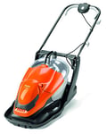 Flymo EasiGlide Plus 360V Hover Collect Lawn Mower - 1800W Motor, 36cm Cutting Width, 26 Litre Grass Box, Folds Flat, 10m Cable Length, Orange and Grey