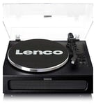 Lenco LS-430BK Turntable With Built-in Speakers - Black