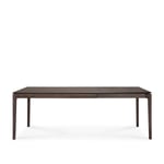 Ethnicraft - Bok Extendable Dining Table Brown Oak - 90x140-220 cm - Matbord - Brun - Trä