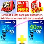 New O2 Pay As You Go Sim Card UK+ EU ROAMING UP TO 25GB EUROPE DATA PAYG WiFi 4g