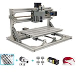 ZQALOVE Mini Laser CNC Engraving Machine CNC 3018 Laser Engraver Cutting Tools GRBL 10W Laser Cutter Wood Router CNC3018 2in1 Engraver (Color : Add 7000mW Laser)