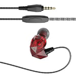 Symphonised In-Ear Headphones with Cable and Microphone - Earphones for iPad, Mobile Phone, PC - Premium In-Ear Headphones, Earphones with 3.5 mm Jack - Headphone Head with Cable 3.5 mm Jack
