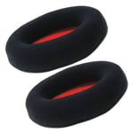 1 Pair Ear Pads Replacement Fit for Kingston HyperX Cloud II Headphone Black Red