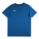 PUMA Boys, teamGOAL 23 Casuals Tee Jr T-shirt, Electric Blue Lemonade, 176