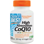 Doctor's Best - High Absorption CoQ10 with BioPerine Variationer 400mg - 60 vcaps
