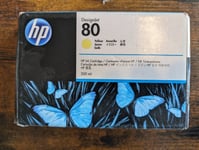 HP 80 Ink Cartridge Yellow C4848A 350ML Inc VAT