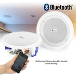 CSBT60 5" Bluetooth Audio Ceiling Speakers Alexa Echo Compatible Music Streaming