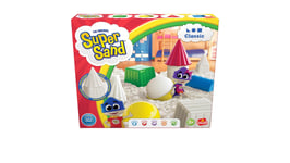 SUPER SAND 383324.208 Classic-Super Soft Magic Sand for Kids Aged 3 and up, White