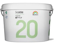 Beckers Väggfärg, Scotte 20 halvmatt, 4L, Valfri kulör