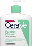 Cerave Foaming Cleanser for Normal to Oily Skin 1 Litre with Niacinamide and 3 E