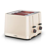 MyMoment Infuse TAT3M147GB- Stylish 4-Slice Toaster with 7 browning levels, Reheat/Defrost, Auto Shut-Off, High Lift and Crumb Tray, in Matte Cream