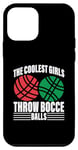 Coque pour iPhone 12 mini Boules Sports Player – Les plus cool Girls Throw Bocce Balls