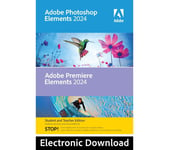 ADOBE Photoshop Elements 2024 & Premiere Elements 2024 - Student & Teacher Edition for Windows  1 user (download)