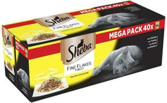 Sheba Fine Flakes Cat Food Poultry Collection 85g