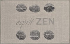 Tapis Deco MAT 50X80 Printed Esprit Zen, Fabric, Multicolour, 80 x 50 cm