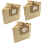 30x sacs compatible avec Gisowatt Jet Cleaner System (r), Lavamatic te / ti (r) aspirateur - papier, couleur sable - Vhbw