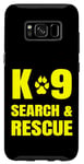 Galaxy S8 K-9 Search And Rescue Dog Handler Trainer SAR K9 FRONT PRINT Case