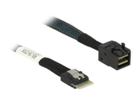Delock - Intern Sas-Kabel - Sas 12Gbit/S - 4I Slim Sas (Hane) Till 4X Mini-Sas Hd (Sff-8643) (Hane) - 50 Cm
